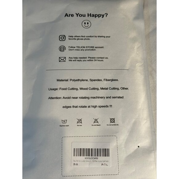 Telion Cut Resistant  Food Grade Gloves NIB - Picture 4 of 6